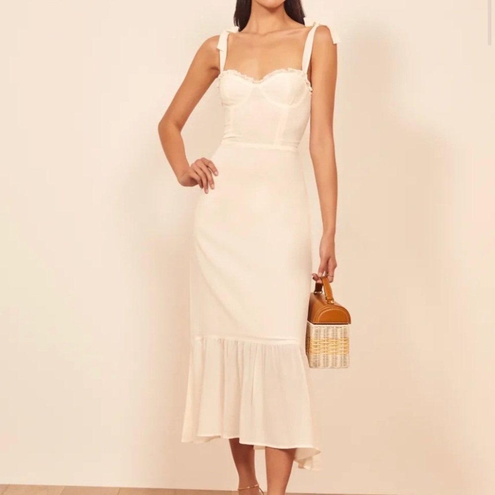 Nikita Reformation Dress Ivory Size 2